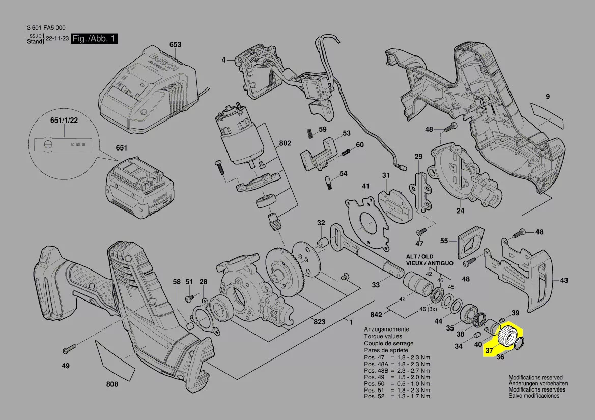 bague de verrouillage réf. 1 619 P08 613 Bosch